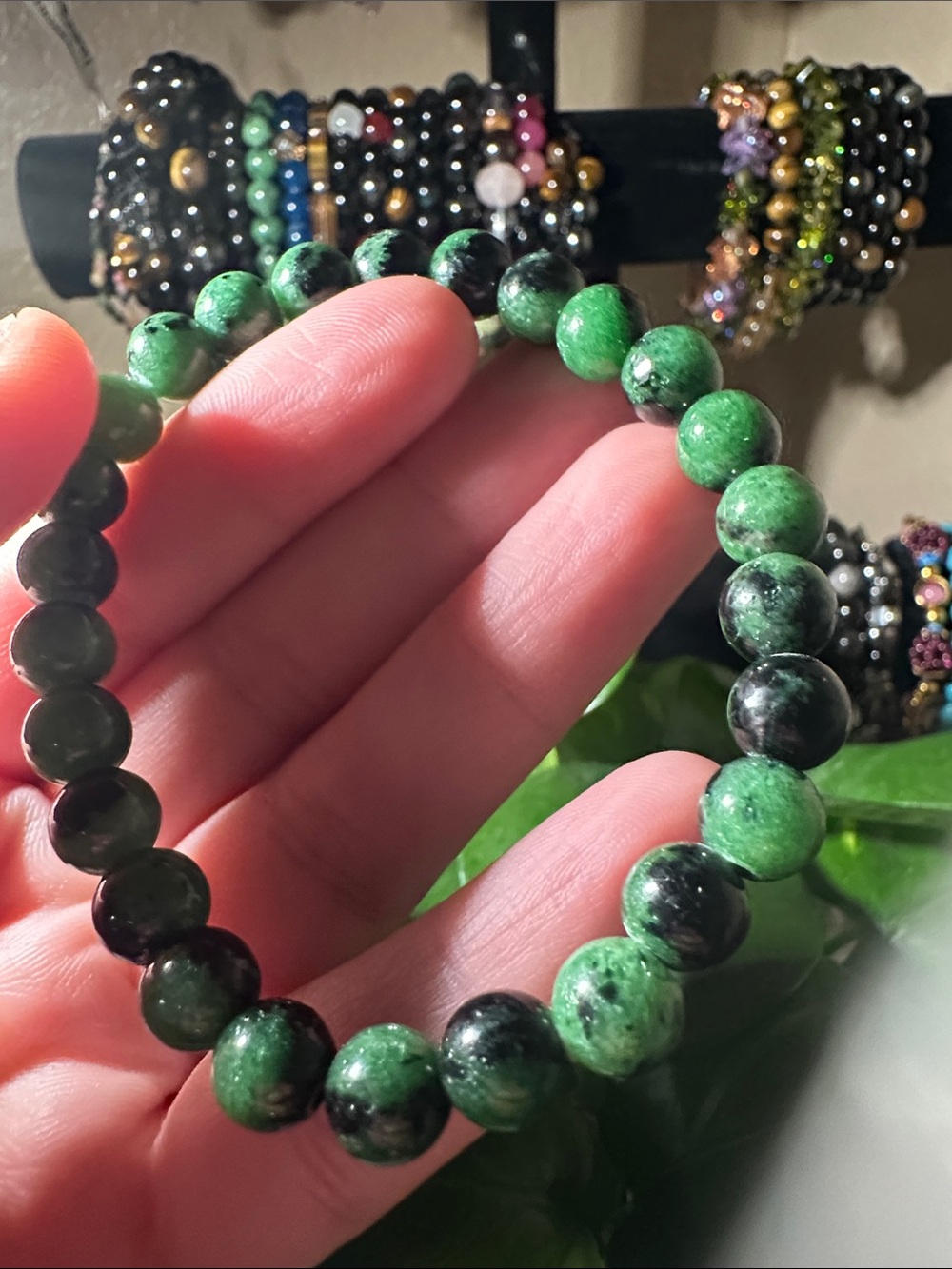 B21 Ruby Zoisite Crystal
